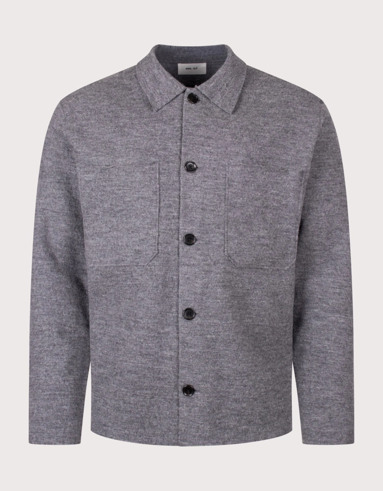 Jonas Boiled Wool Overshirt