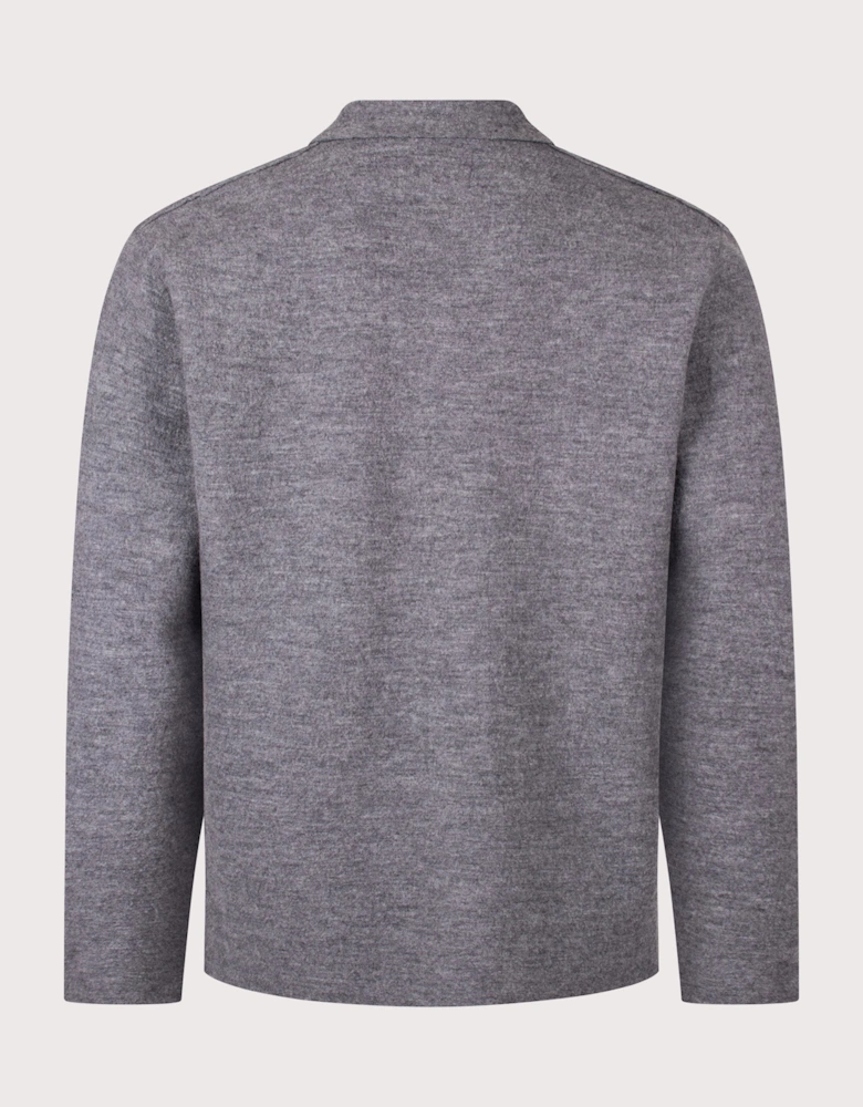 Jonas Boiled Wool Overshirt