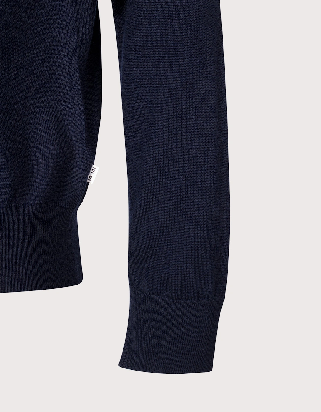 Emerson Long Sleeve Wool Knitted Polo Shirt