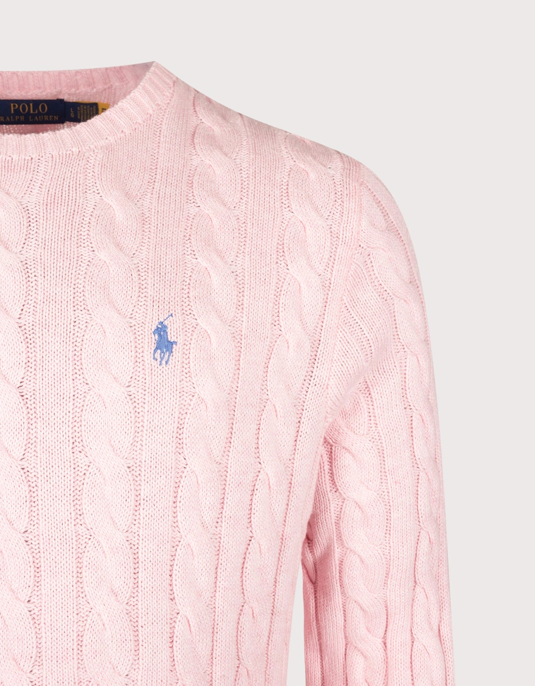 Regular Fit Cable Knit Cotton Jumper