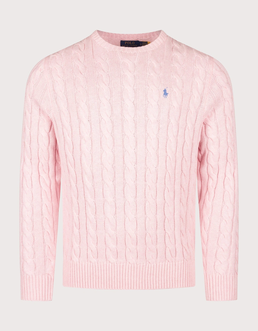 Regular Fit Cable Knit Cotton Jumper