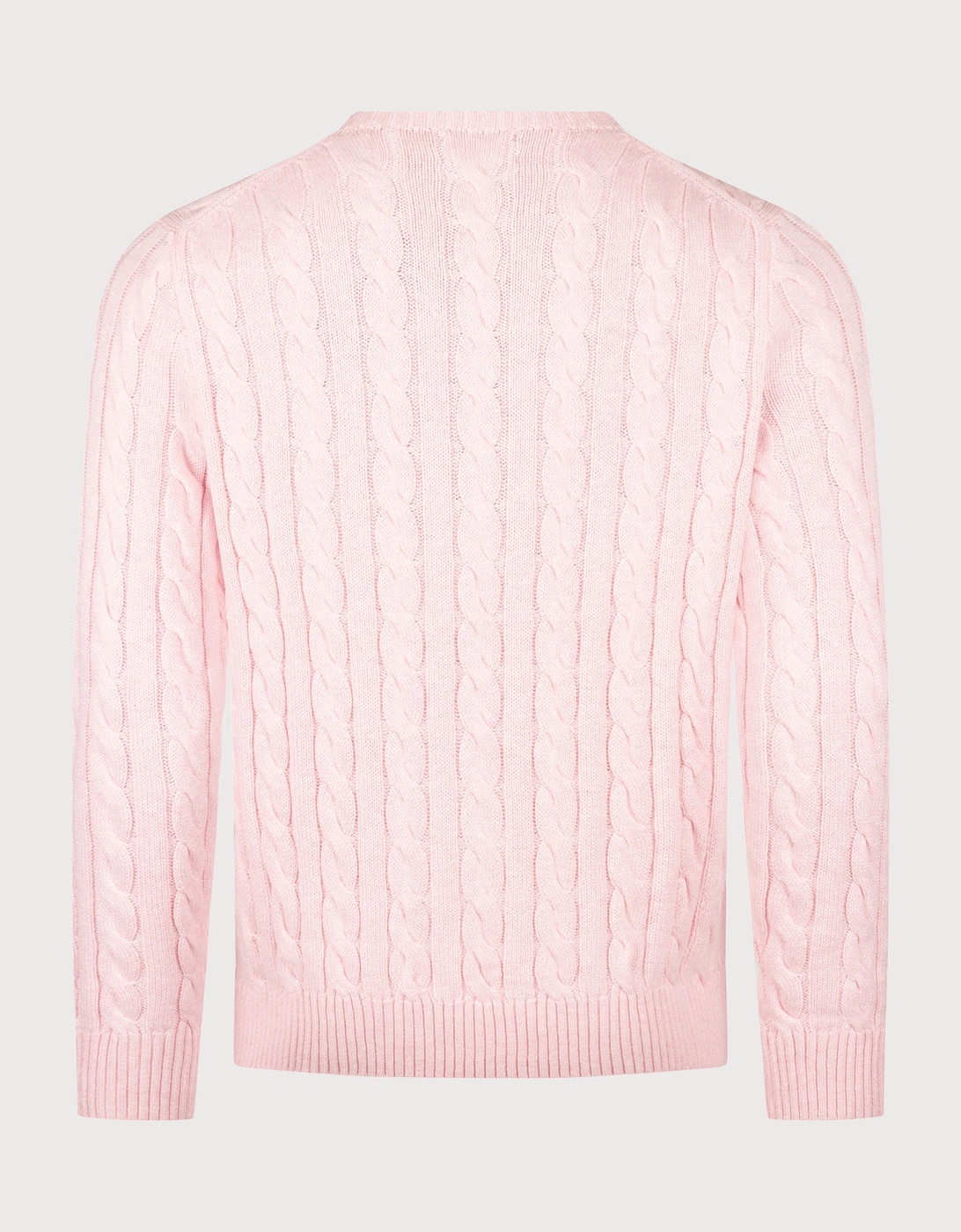 Regular Fit Cable Knit Cotton Jumper