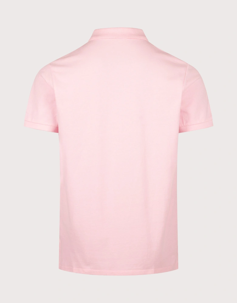 Custom Slim Fit Mesh Polo Shirt