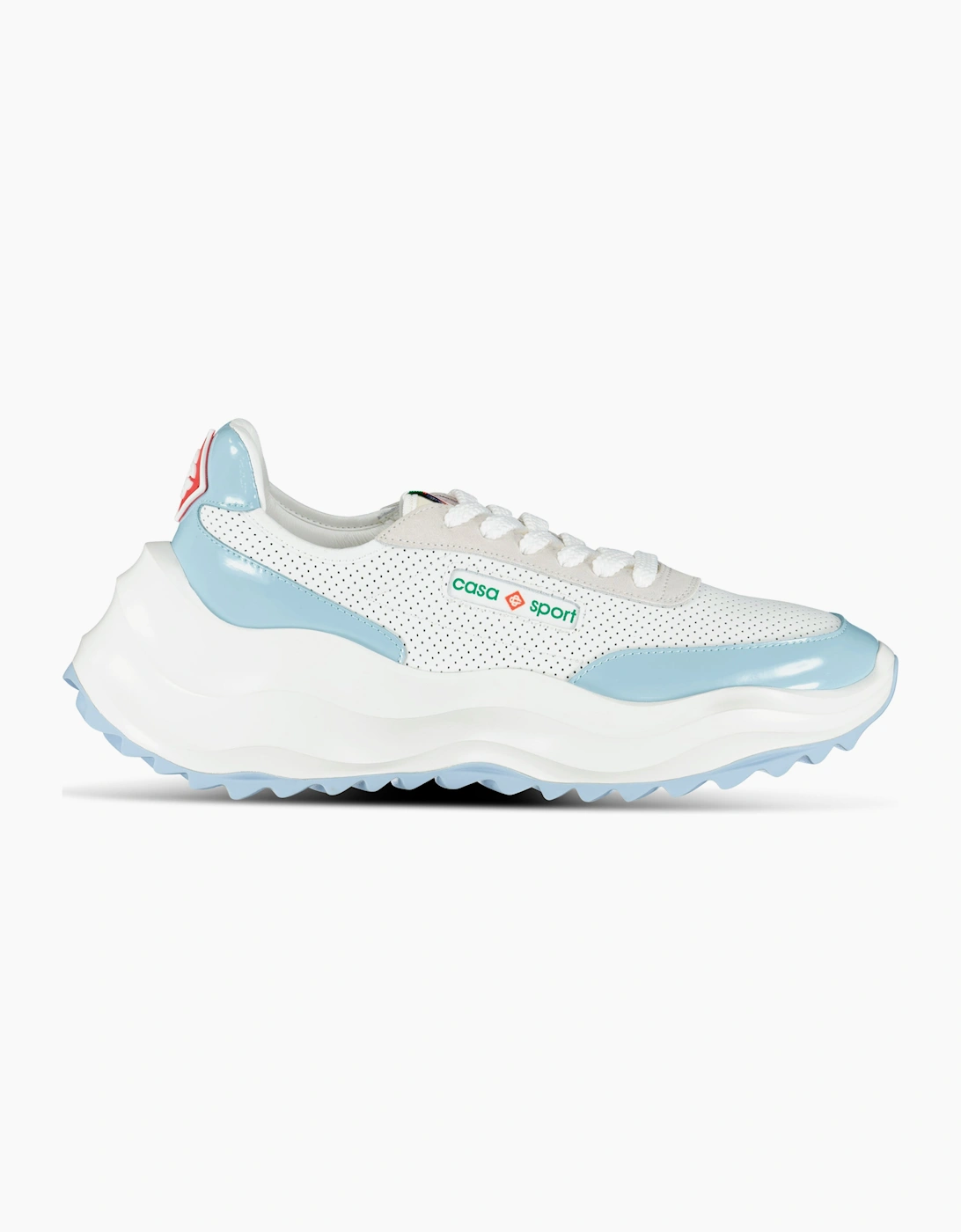 Casablanca Men's Casablanca Atlantis Chunky Sneakers White & Baby Blue