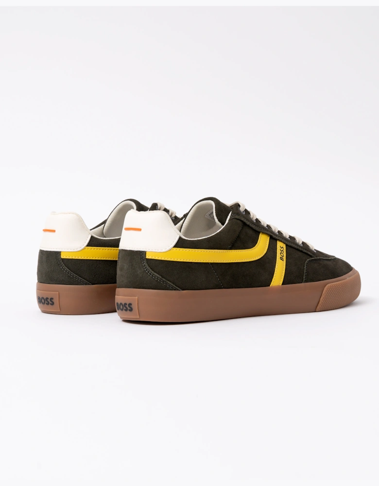 BOSS Orange Aiden Tenn Mipu Mens Trainers - Dark Green 307