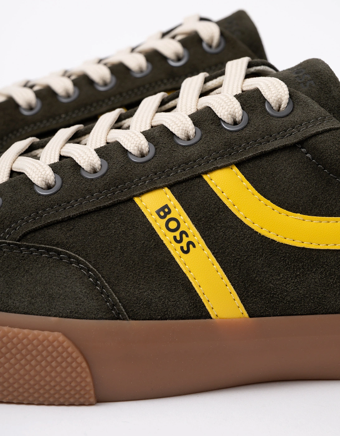 BOSS Orange Aiden Tenn Mipu Mens Trainers - Dark Green 307