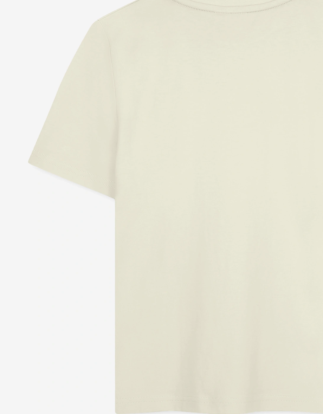 BOSS Boys Logo Print T-Shirt in Ivory