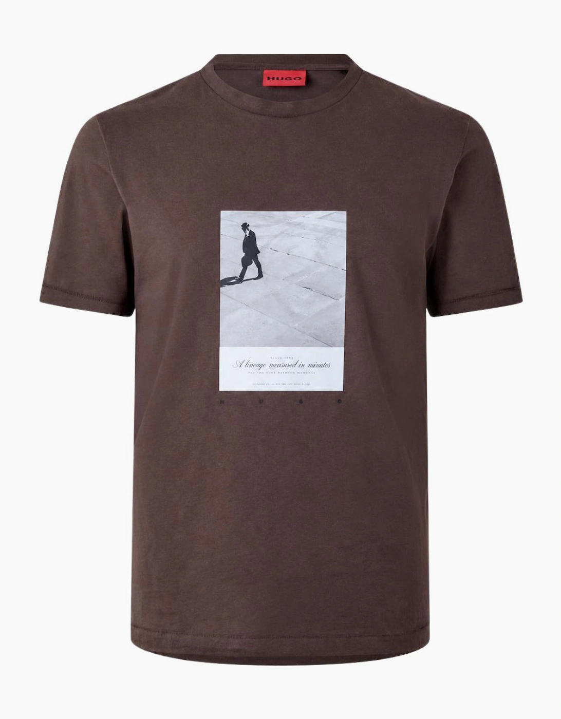 Boss Hugo Boss Men's Devro Regular Fit Brown T-Shirt