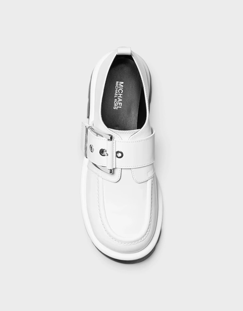 Colby Leather Loafer White Black