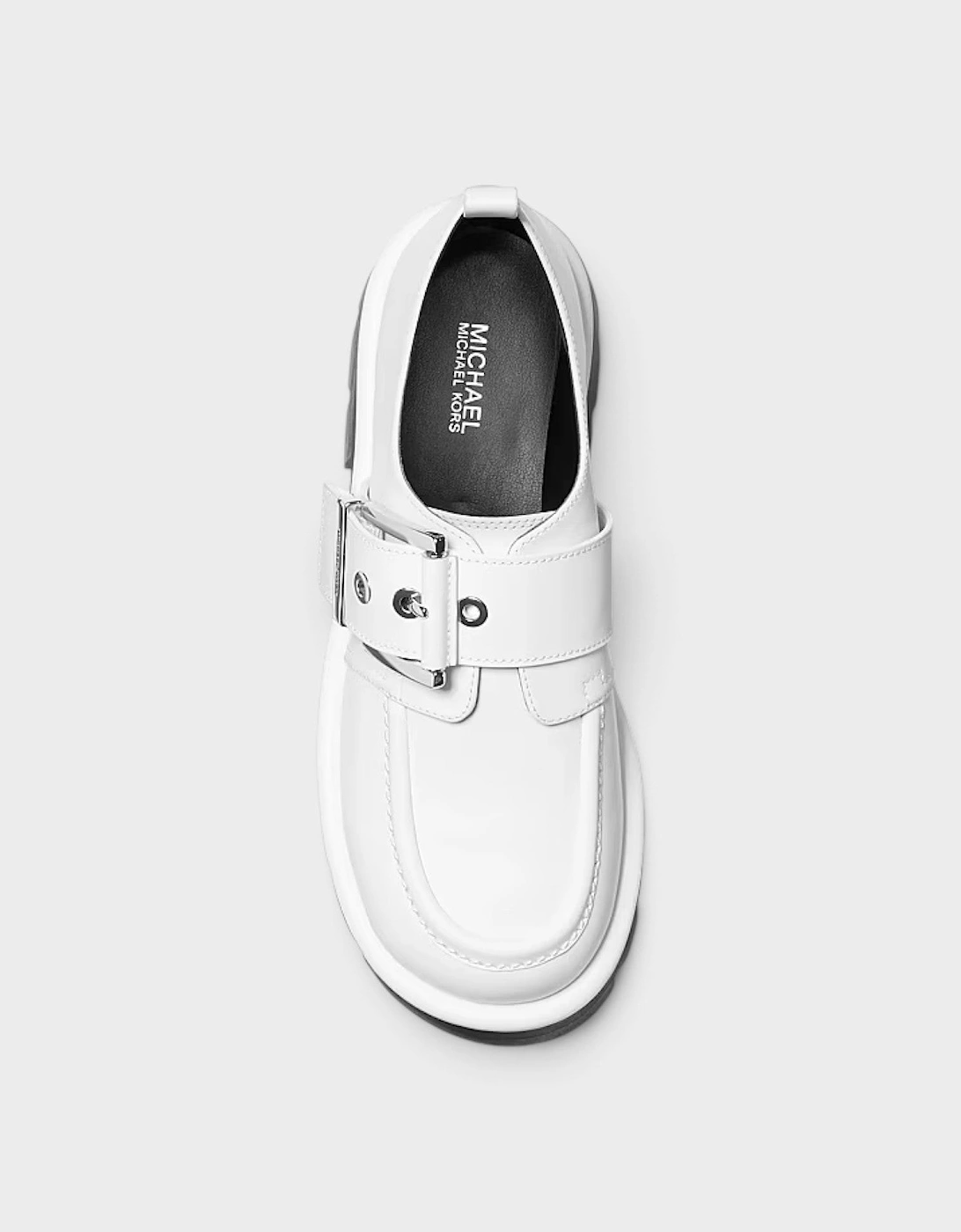 Colby Leather Loafer White Black
