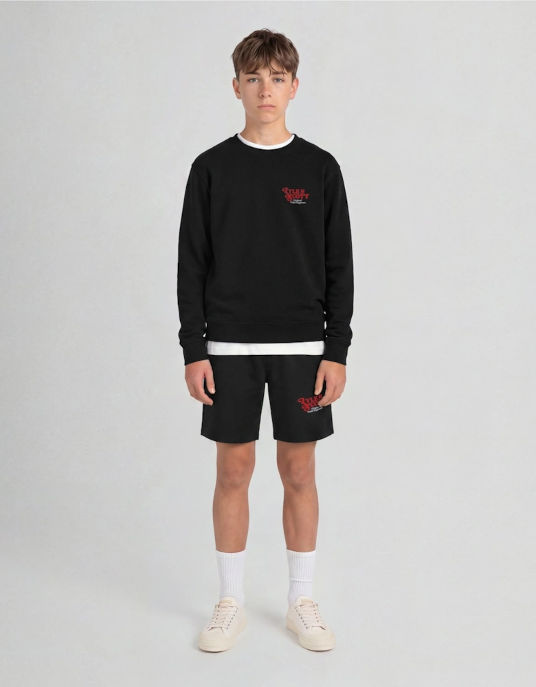 Landscape Graphic Crew Neck Sweatshirt