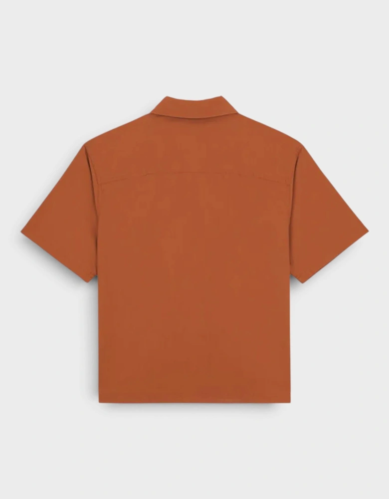 Fishersville Short Sleeve Utility Shirt Mocha Bisque