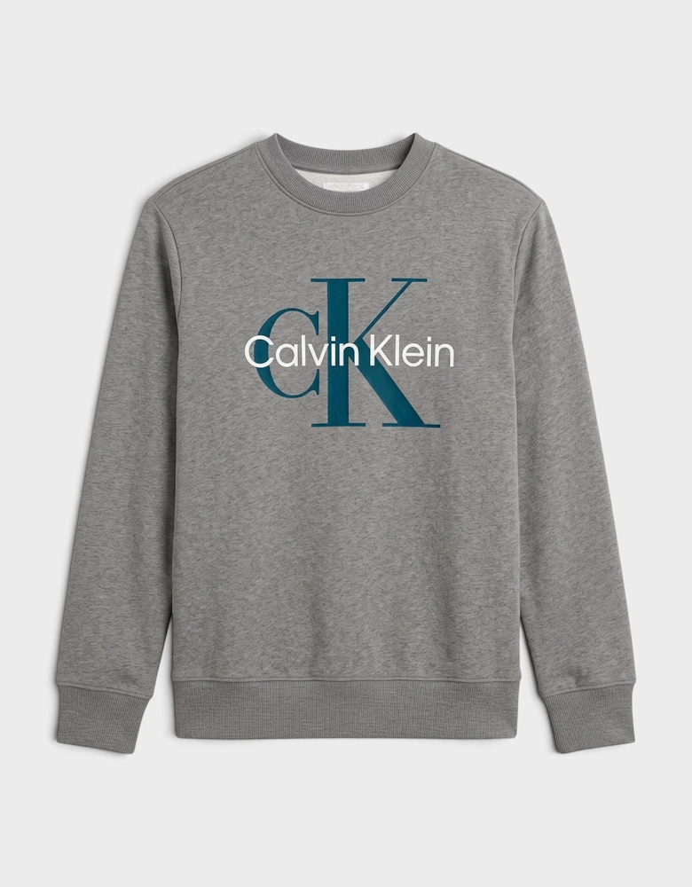 Logo Crewneck Sweatshirt Grey