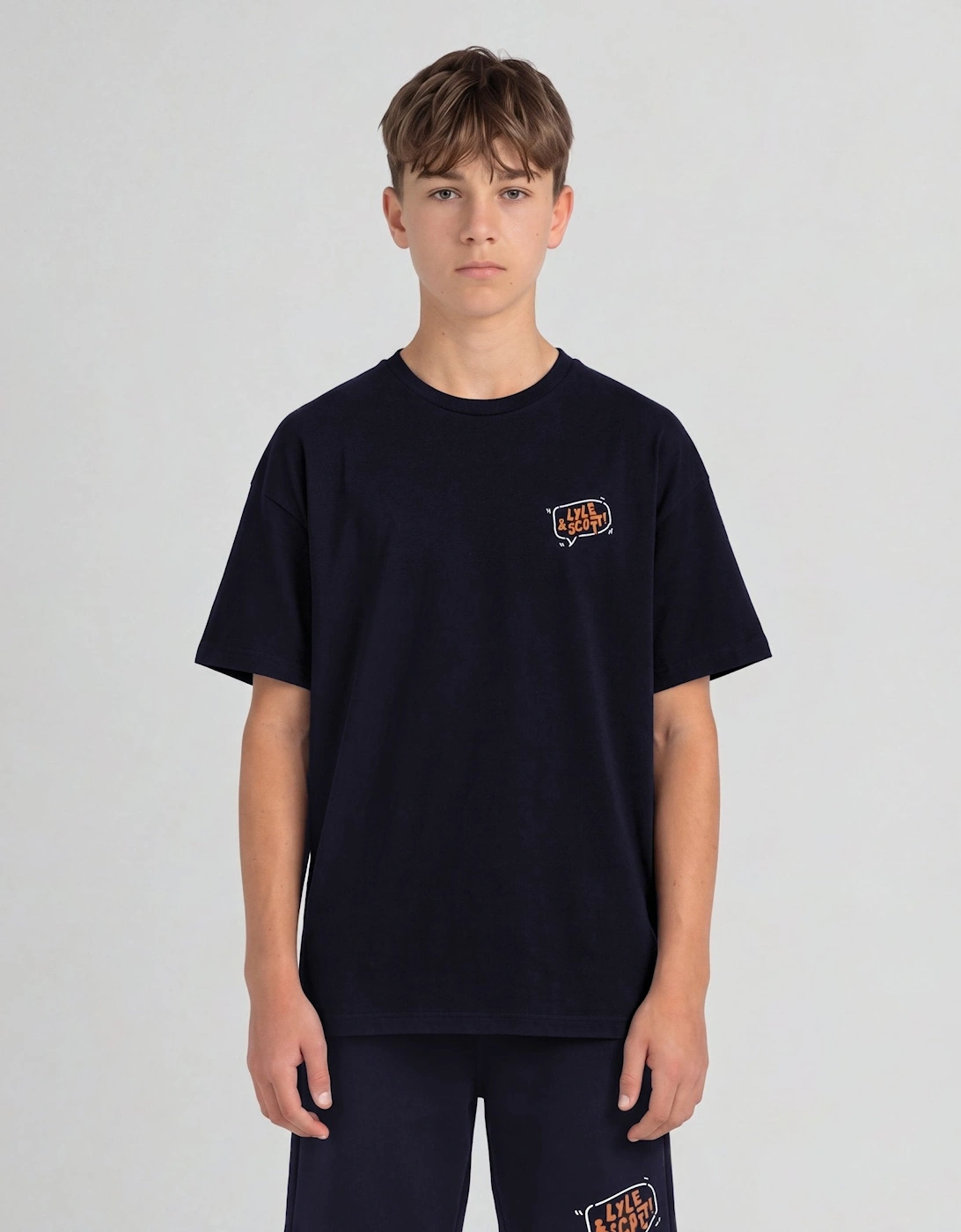 Lyle & Scott Boy's Highlander Graphic T-Shirt - Black