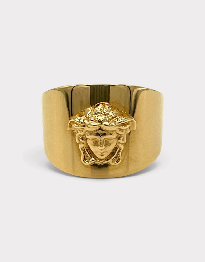 Medusa Head Ring Gold