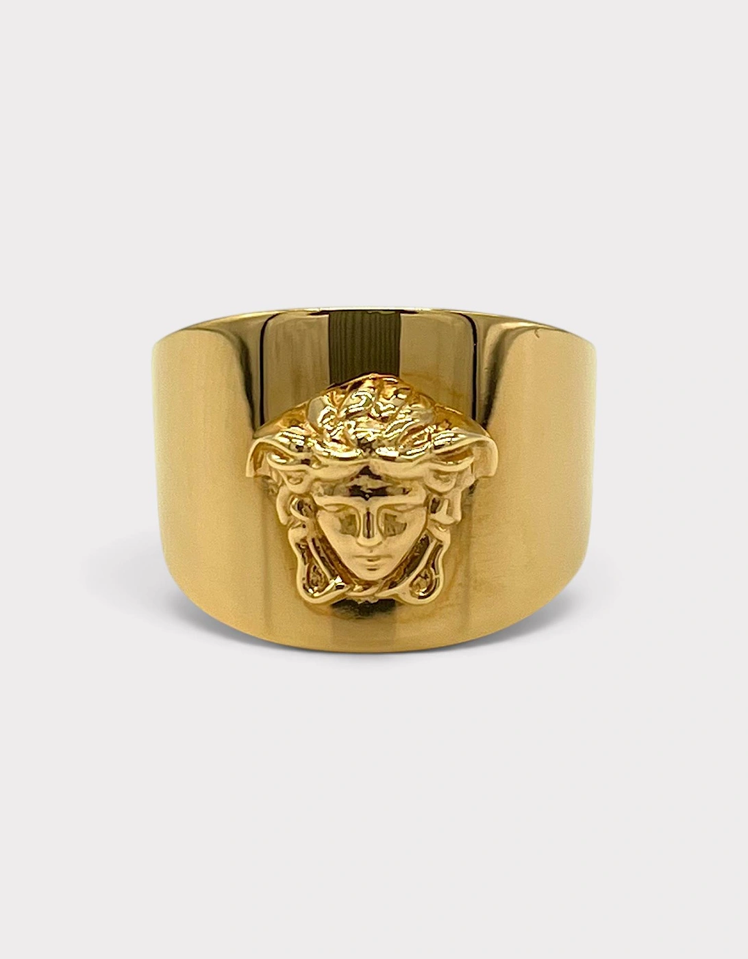 Medusa Head Ring Gold