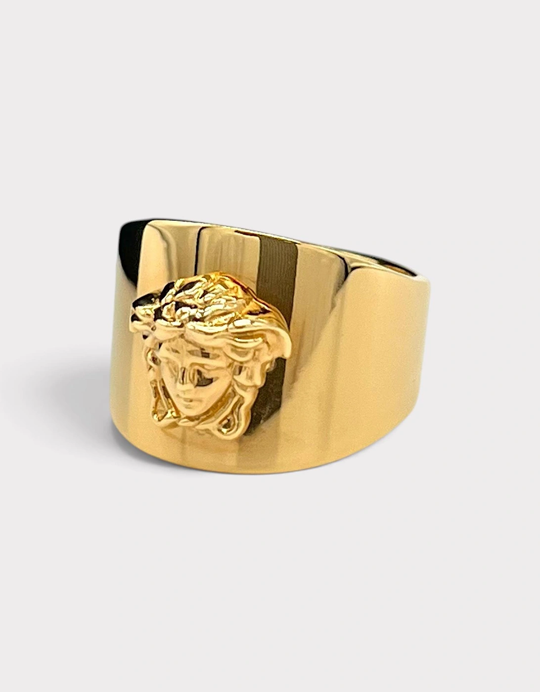 Medusa Head Ring Gold