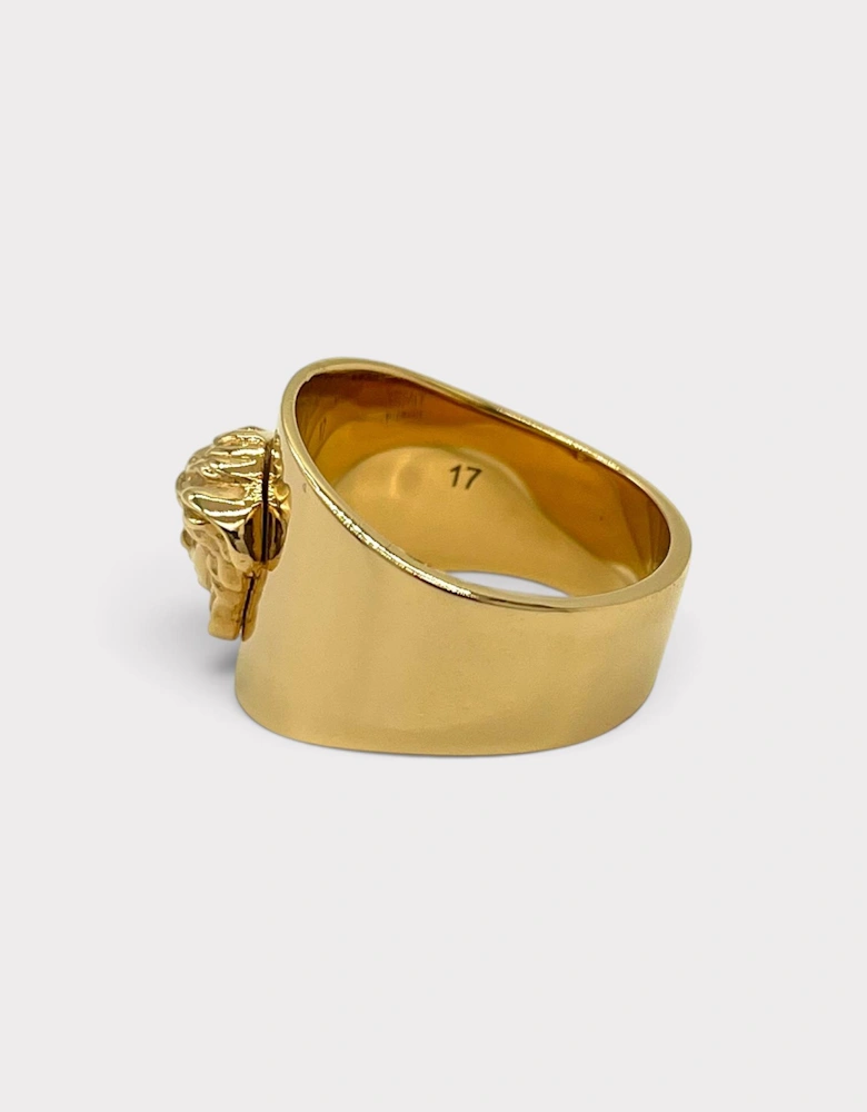 Medusa Head Ring Gold