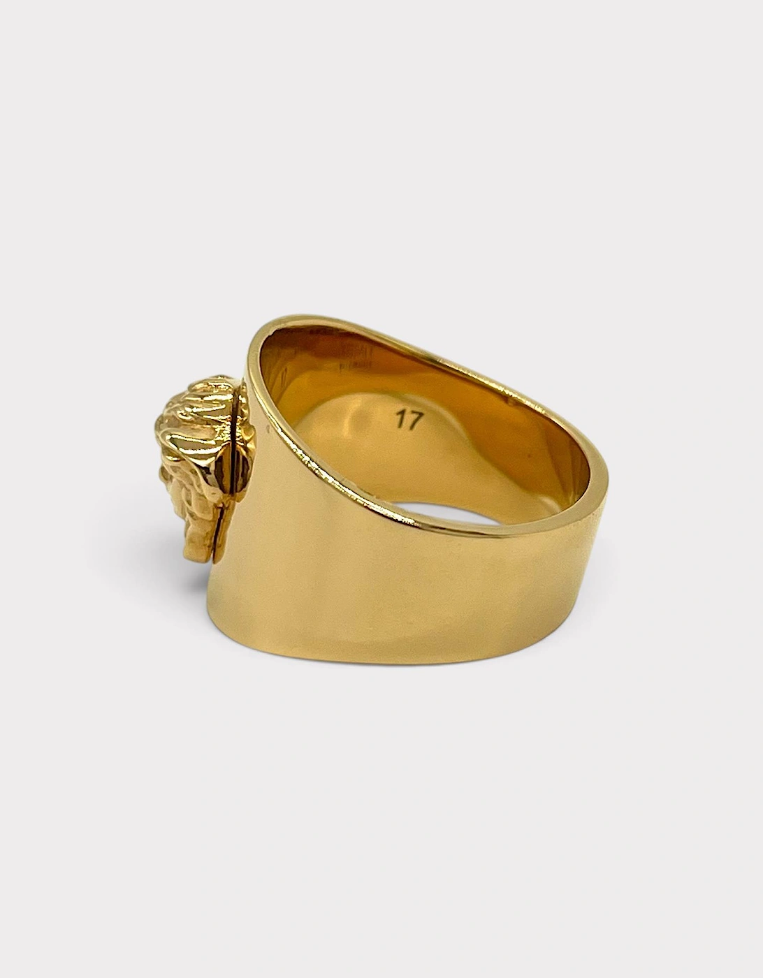 Medusa Head Ring Gold