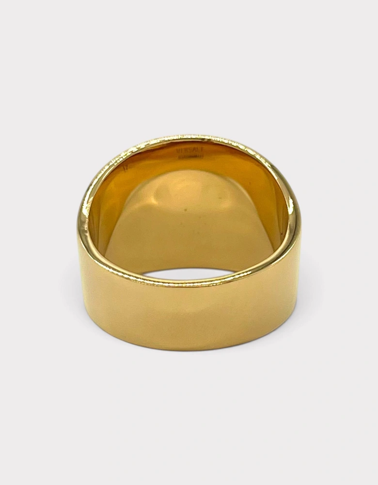 Medusa Head Ring Gold