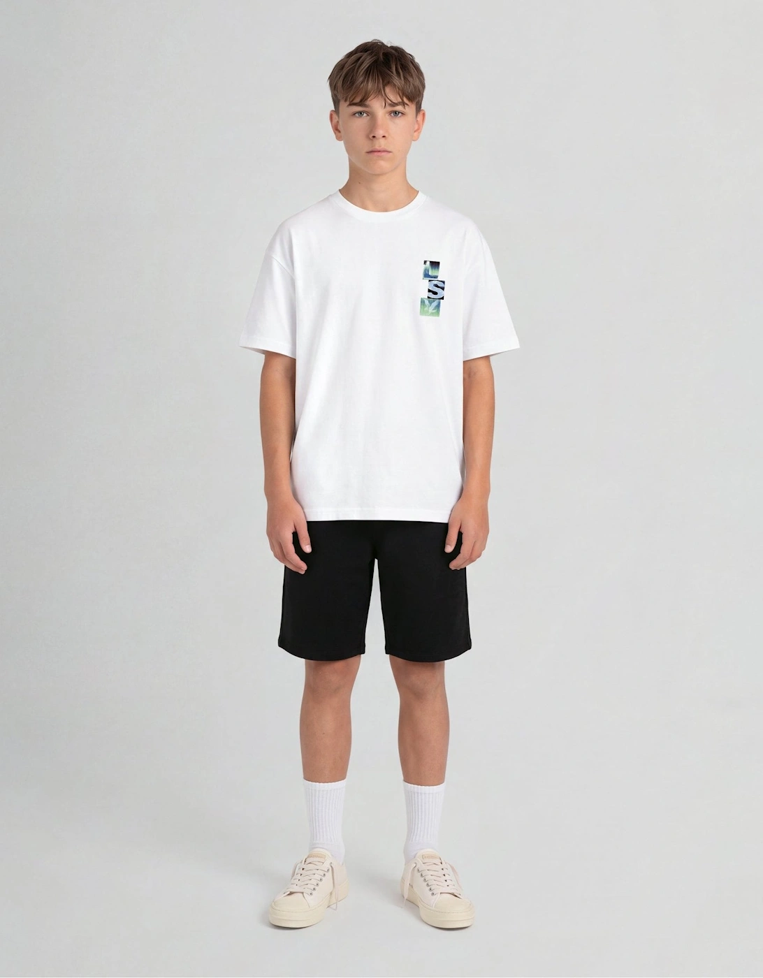 Block Type Graphic T-Shirt