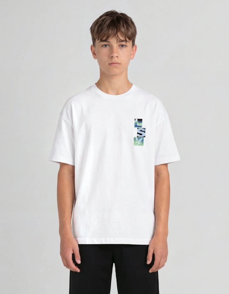 Block Type Graphic T-Shirt