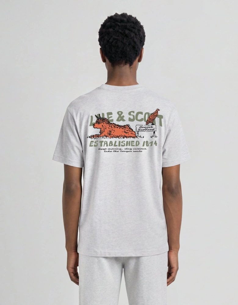 Highland Cow Graphic T -Shirt