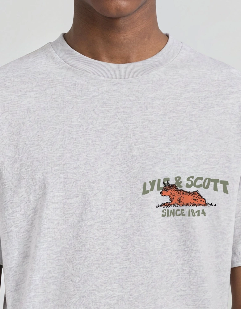 Highland Cow Graphic T -Shirt
