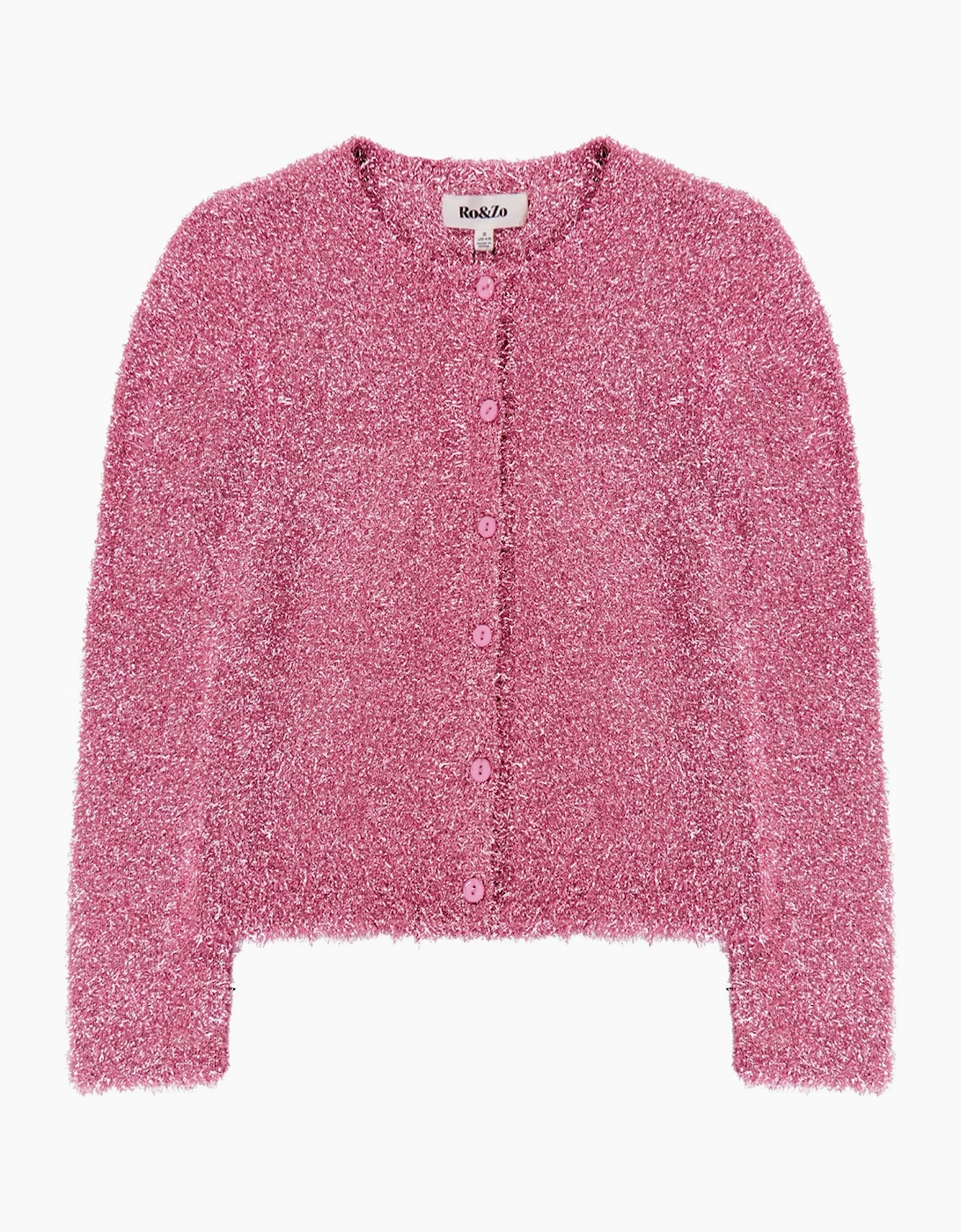 Pink Sparkle Knit Cardigan