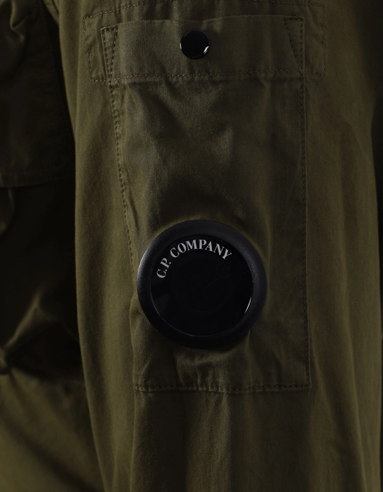 CP COMPANY LONG SLEEVED GABARDINE SHIRT IVY GREEN
