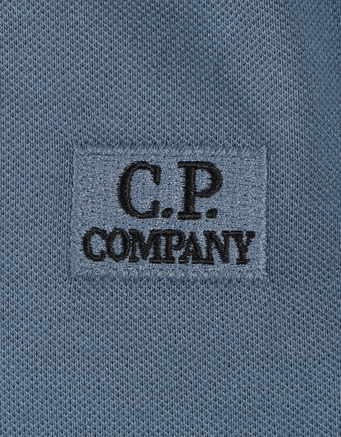 CP COMPANY TIPPED POLO SHIRT ORION BLUE