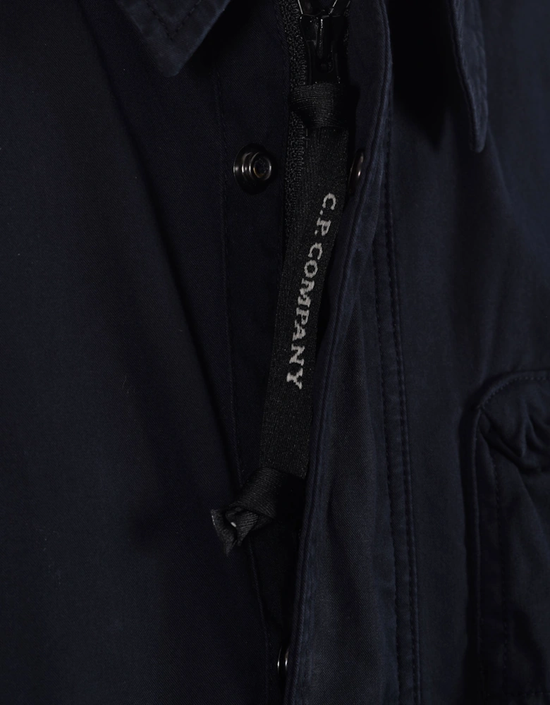 CP COMPANY LONG SLEEVED GABARDINE SHIRT TOTAL ECLIPSE