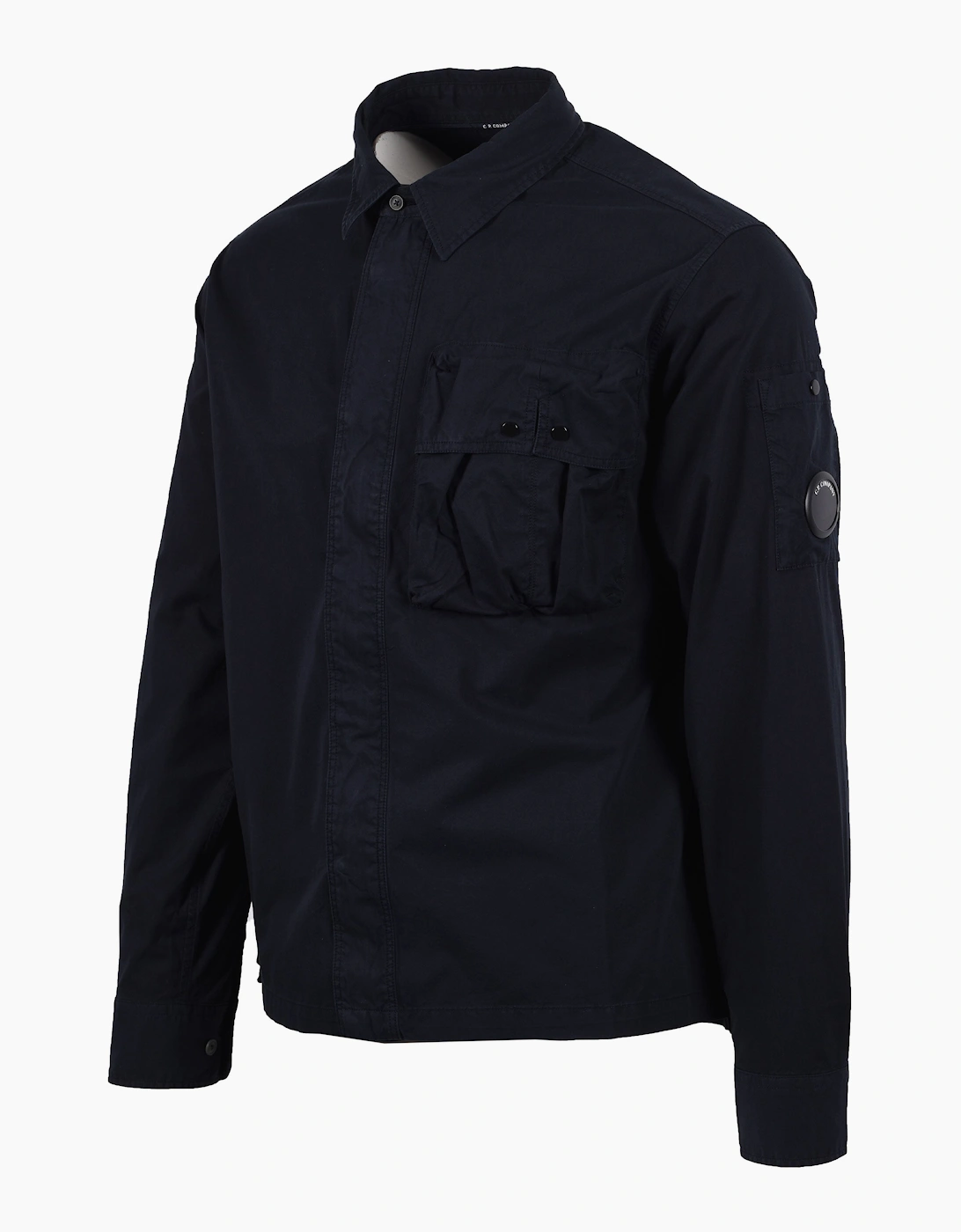 CP COMPANY LONG SLEEVED GABARDINE SHIRT TOTAL ECLIPSE