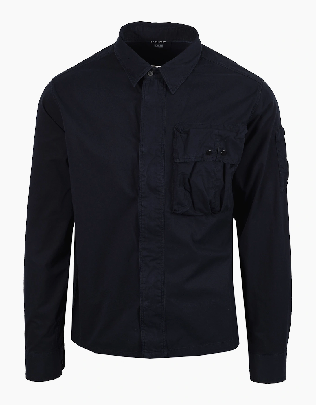 CP COMPANY LONG SLEEVED GABARDINE SHIRT TOTAL ECLIPSE