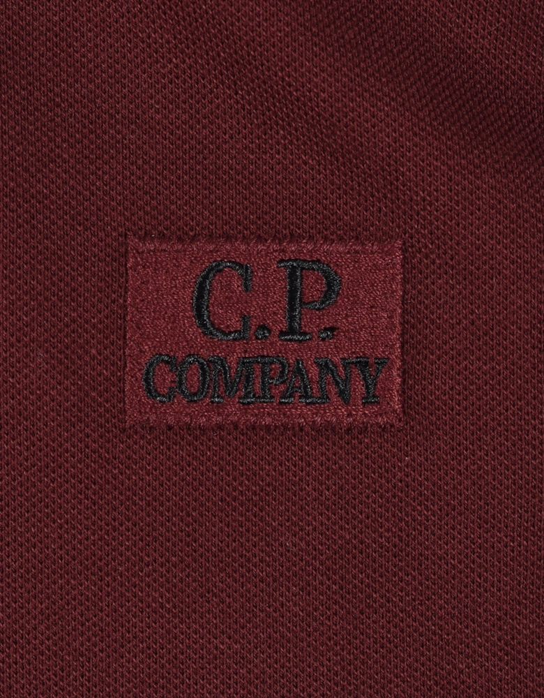 CP COMPANY POLO SHIRT ANDORRA RED