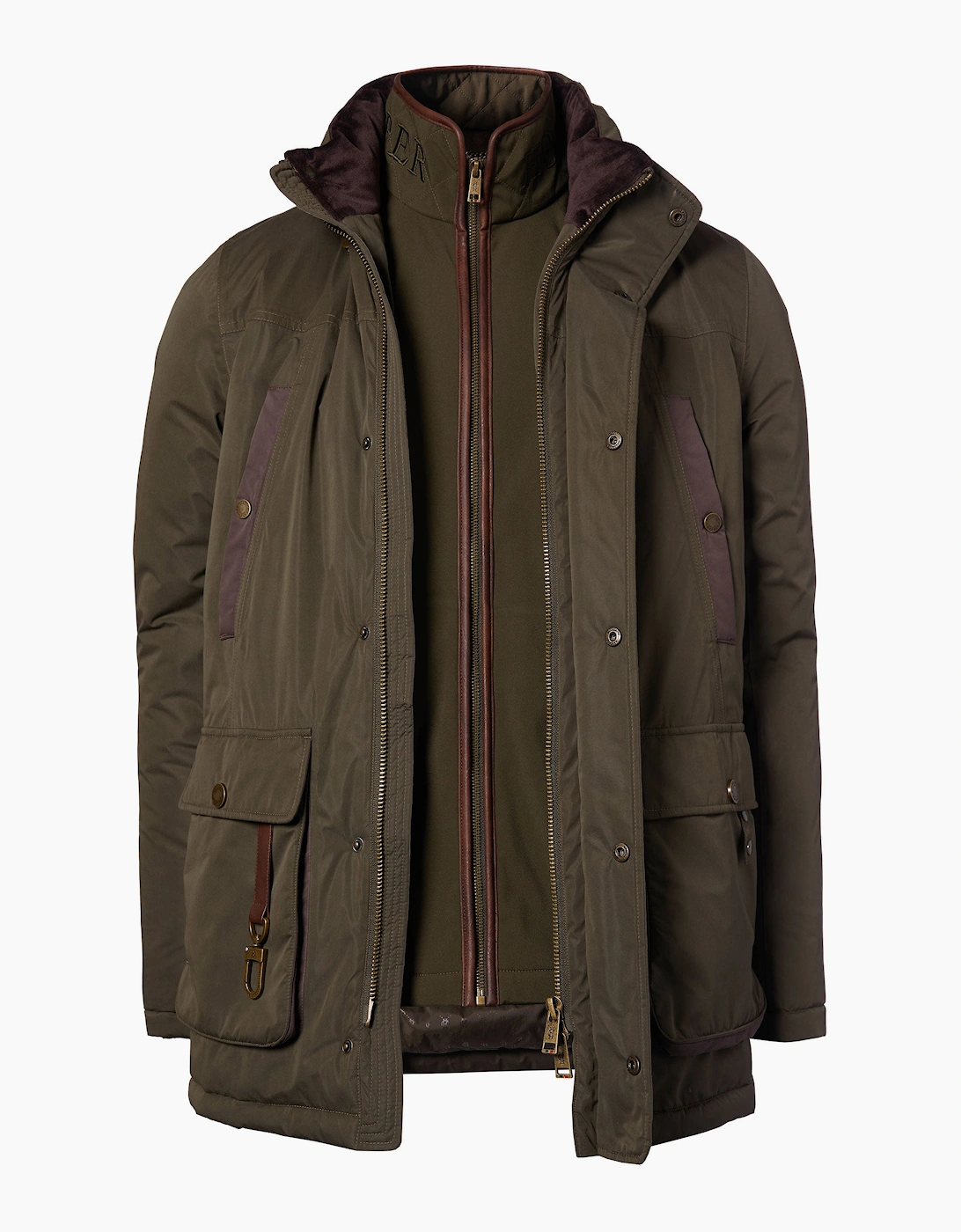 HOLLLAND COOPER STAMFORD FIELD COAT KHAKI