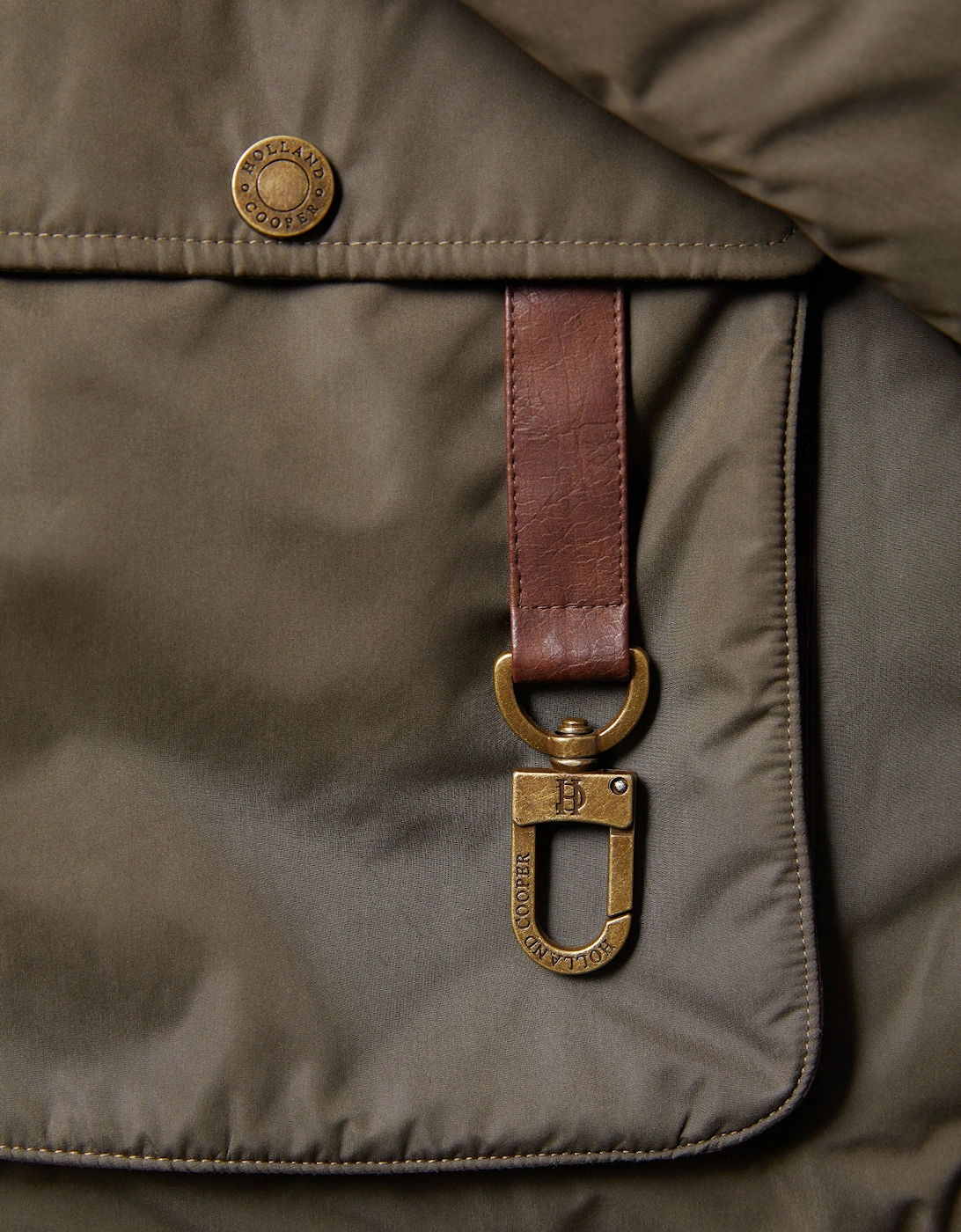 HOLLLAND COOPER STAMFORD FIELD COAT KHAKI