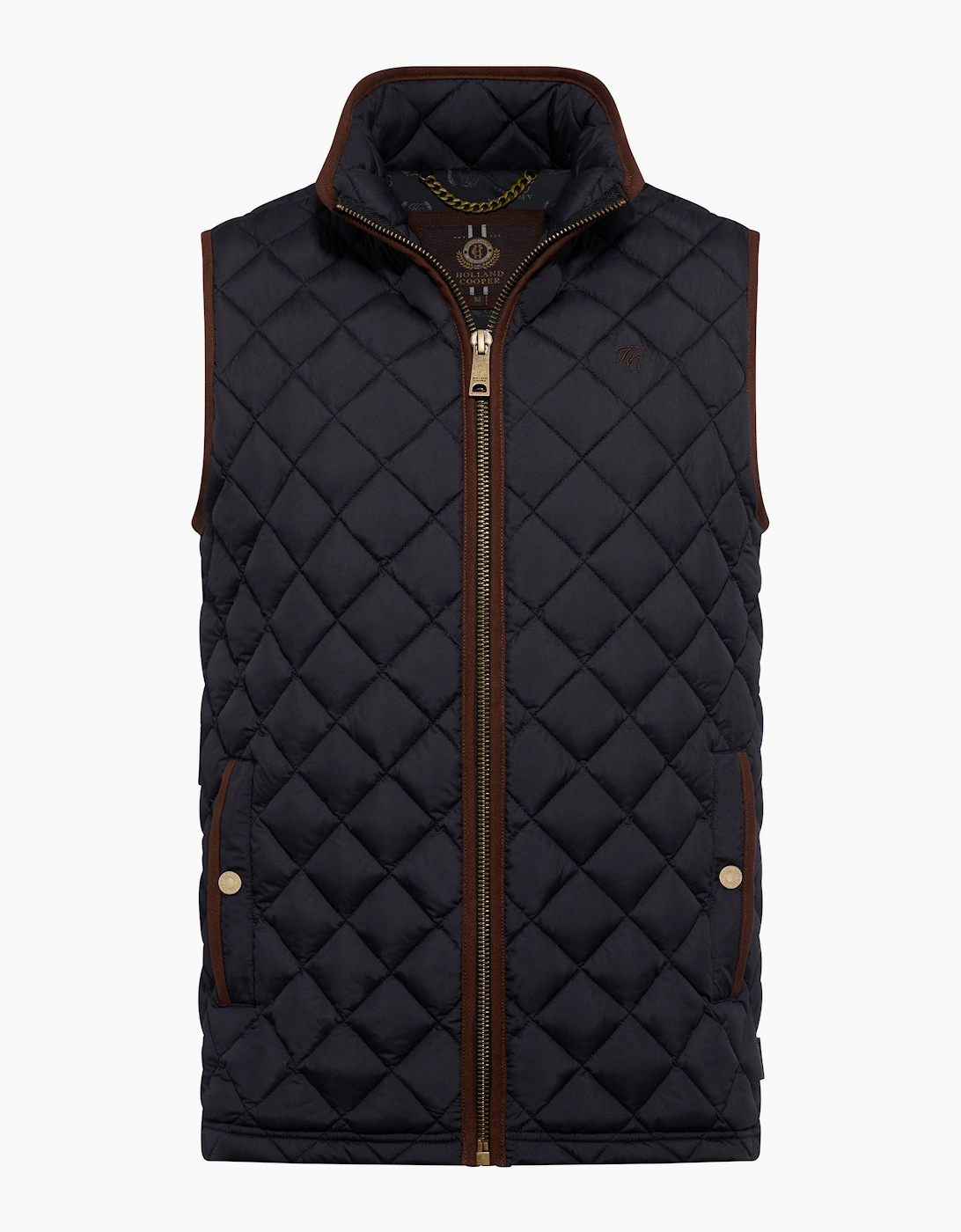HOLLAND COOPER COUNTRY QUILTED GILET INK NAVY