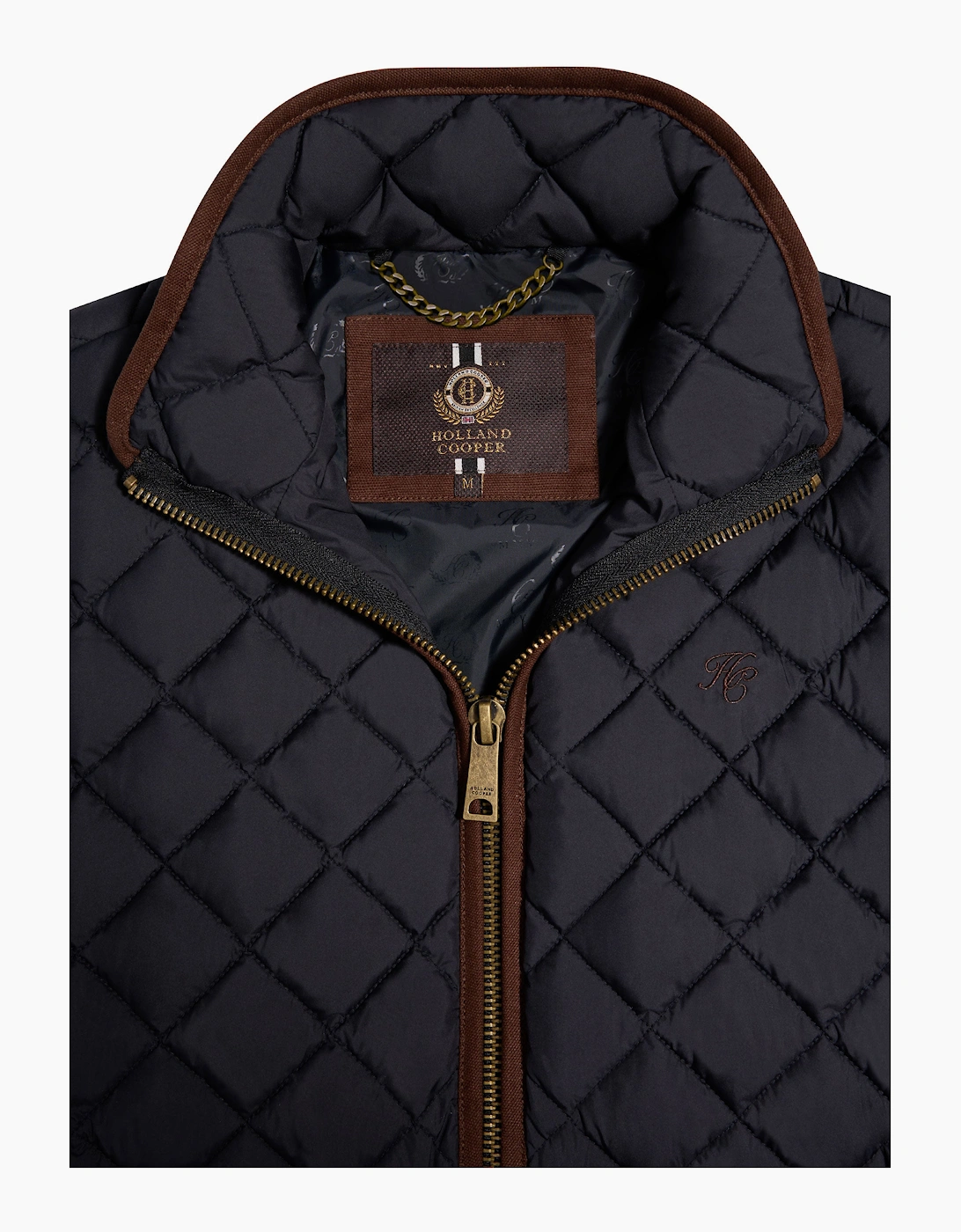 HOLLAND COOPER COUNTRY QUILTED GILET INK NAVY