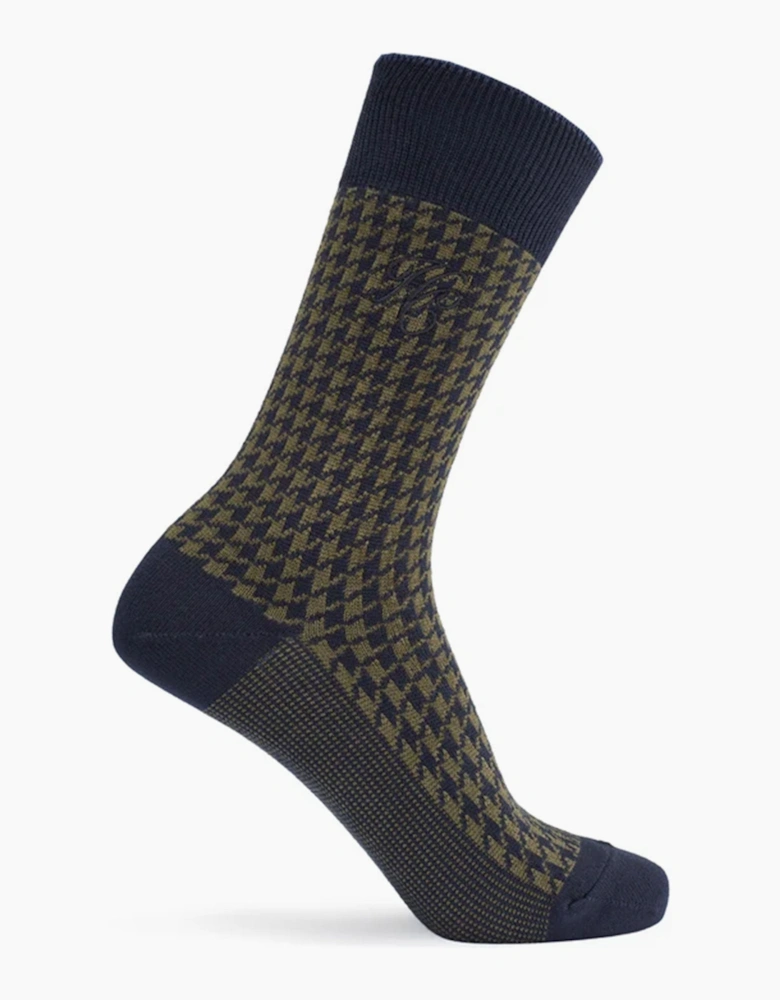 HOLLAND HOUNDSTOOTH SOCK GIFT BOX CHARCOAL