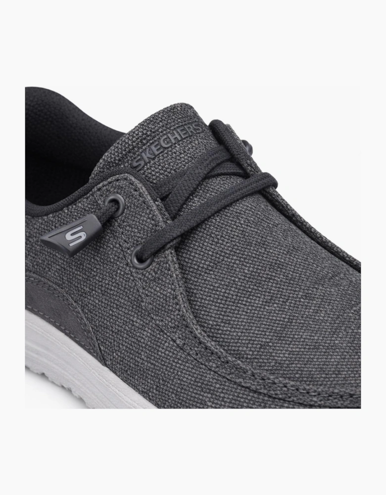 210959/BKGY MELSON - CORONADO Mens Shoes Black/Grey