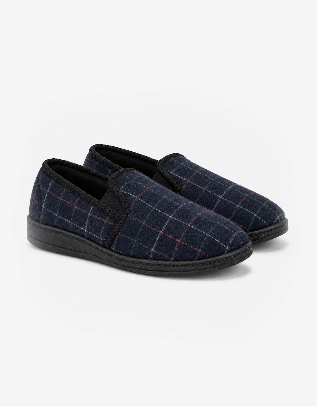 Jo & Joe RUPERT Mens Full Slippers Navy