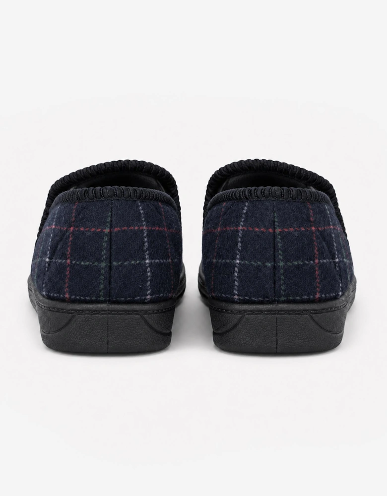Jo & Joe RUPERT Mens Full Slippers Navy