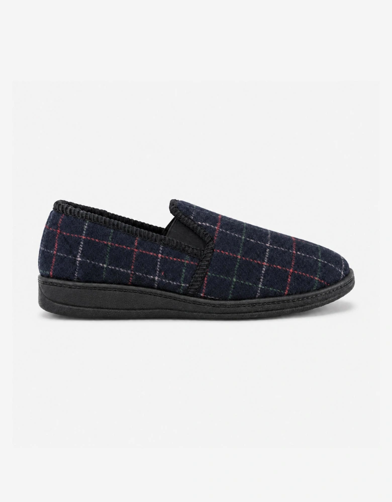 Jo & Joe RUPERT Mens Full Slippers Navy