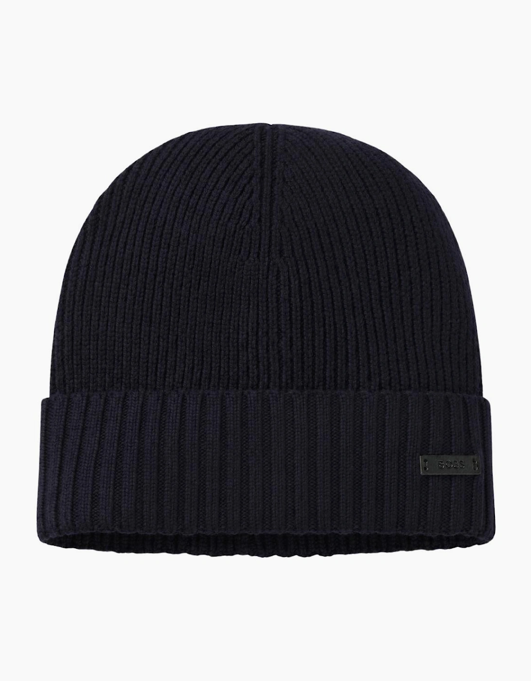 Fati Virgin Wool Navy Beanie