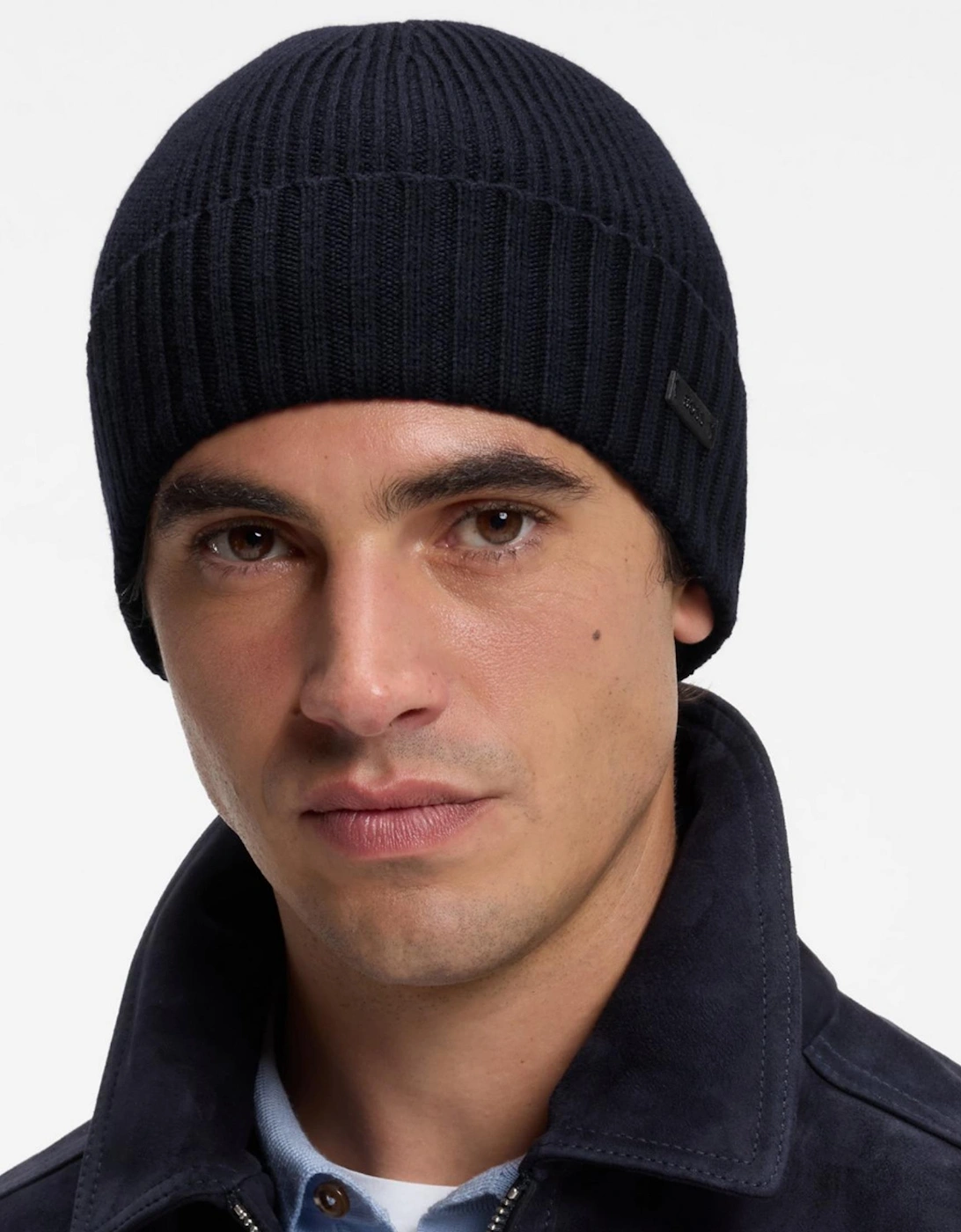 Fati Virgin Wool Navy Beanie