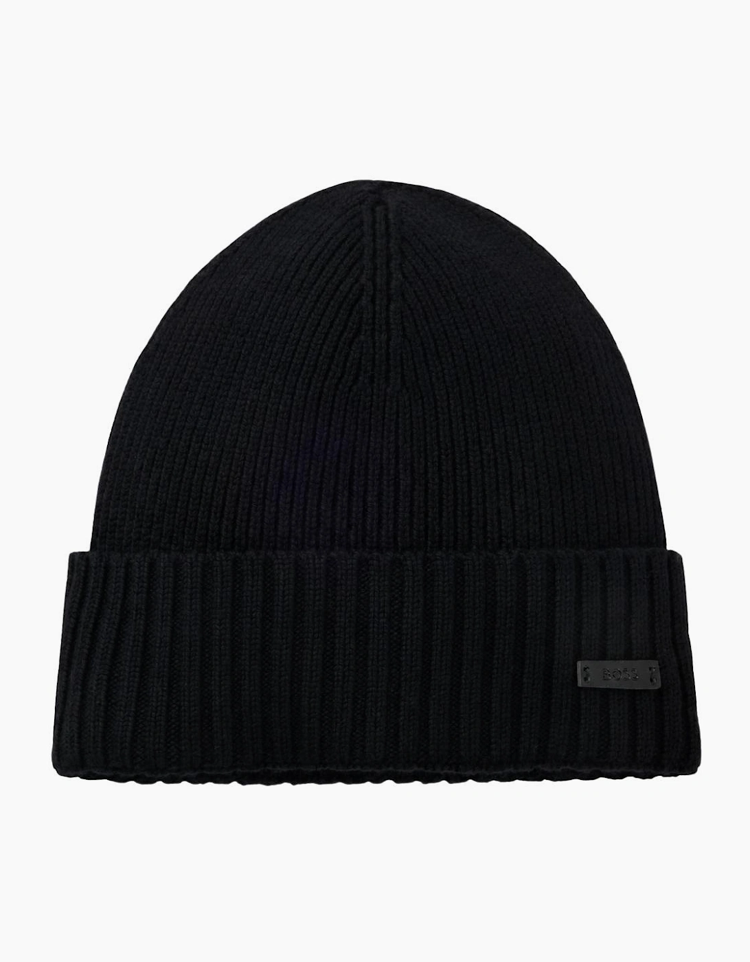 Fati Virgin Wool Black Beanie