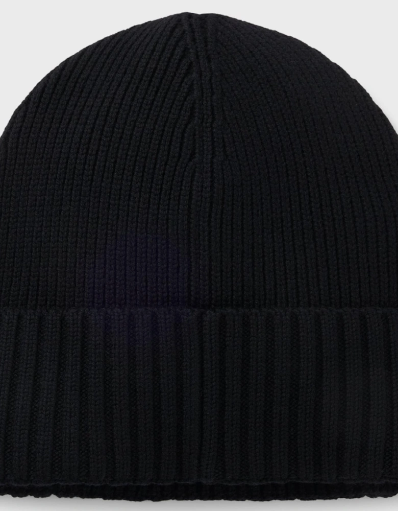 Fati Virgin Wool Black Beanie