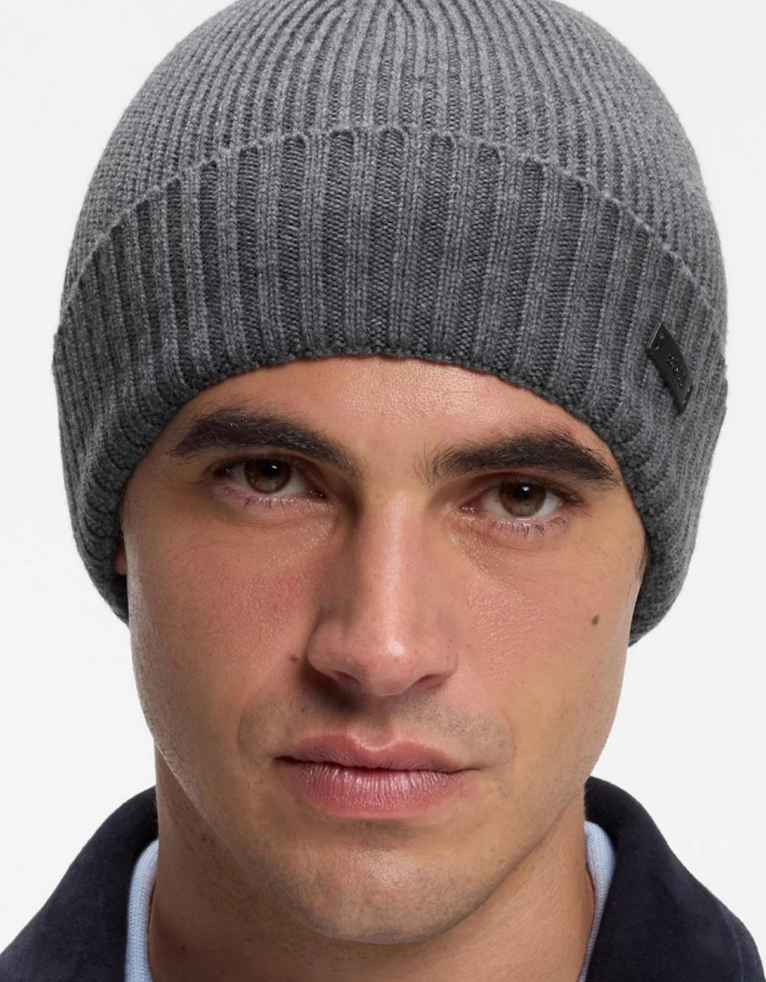 Fati Virgin Wool Grey Beanie