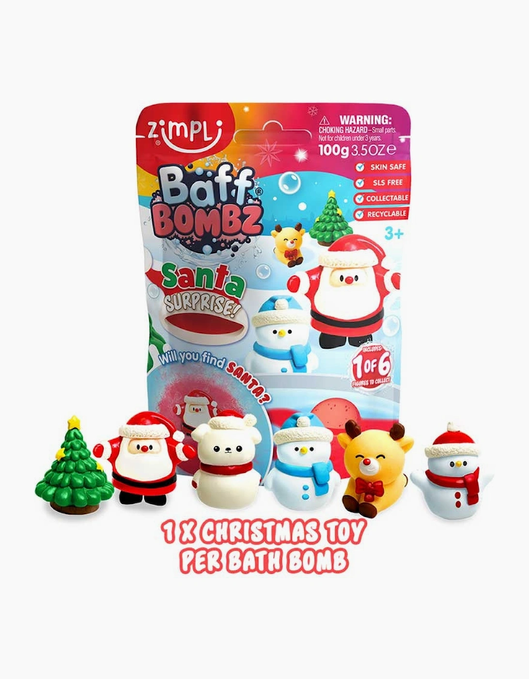 Santa Surprise Baff Bombz Assorted